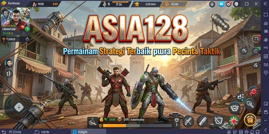 Gameplay menegangkan ASIA128 dengan berbagai strategi yang dapat diterapkan.