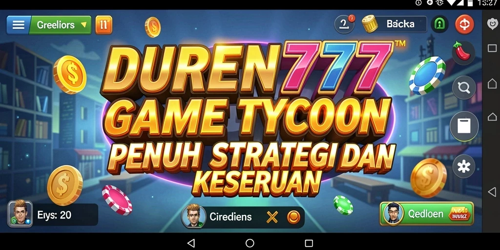 Tampilan gameplay DUREN777 yang menarik dalam dunia Tycoon.