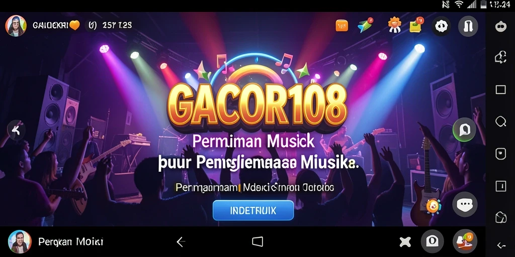 Tampilan permainan GACOR108 yang menarik dan interaktif.