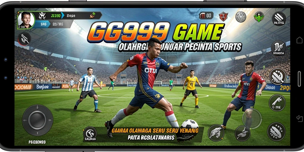 Screenshot GG999 menunjukkan gameplay olahraga yang seru dan interaktif.