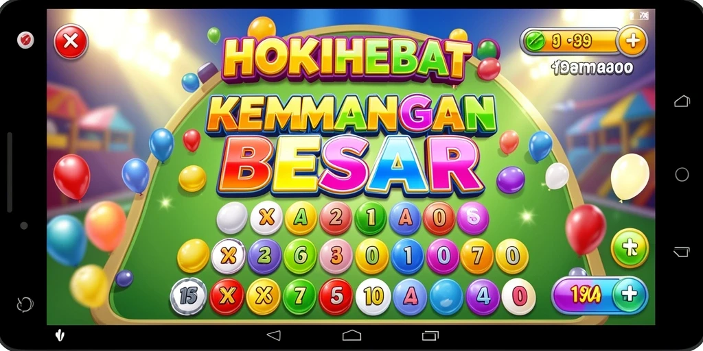 Screenshot gameplay HOKIHEBAT yang menampilkan aksi Bingo seru.