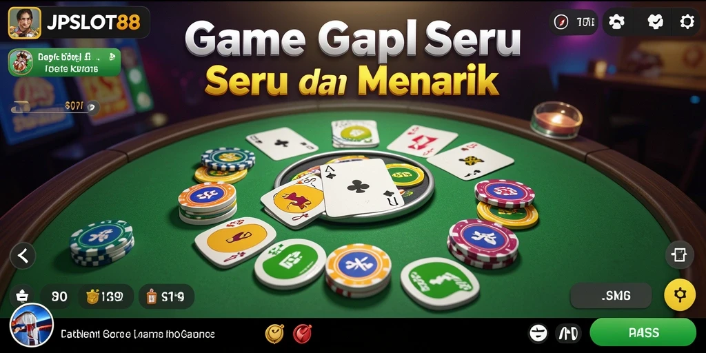 Gameplay menarik JPSLOT88 dalam permainan Gaple yang seru.