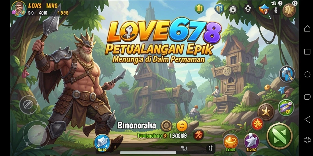 Tampilan gameplay <strong>LOVE678</strong> yang menakjubkan dalam petualangan epik.