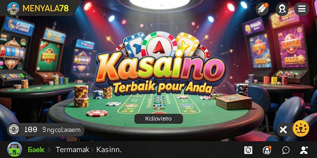 Screenshot MENYALA78 menampilkan gameplay Kasino yang mendebarkan.