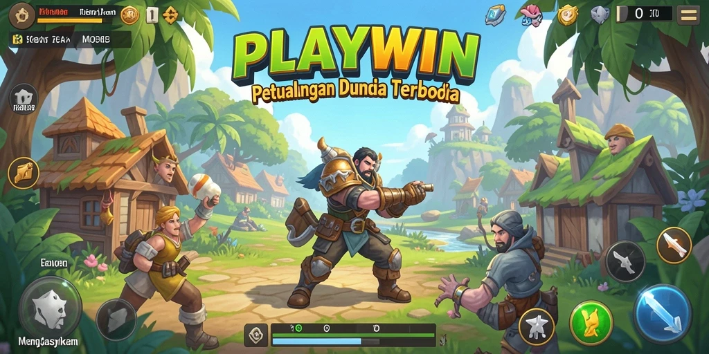 Screenshot menunjukkan aksi seru dalam gameplay Open World.