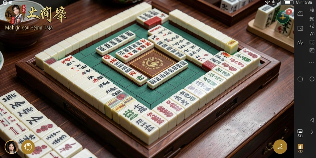 Tampilan gameplay RK88 yang menarik dengan mahjong yang menantang.